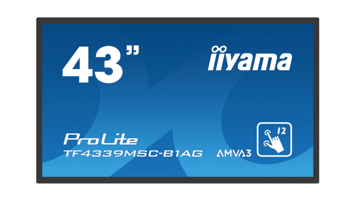 Iiyama ProLite TF4339AS-B1  Kapazitiv, 43", Multitouch