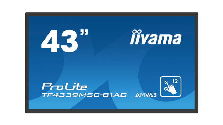 Iiyama ProLite TF4339MSC-B1  Kapazitiv, 43", Multitouch