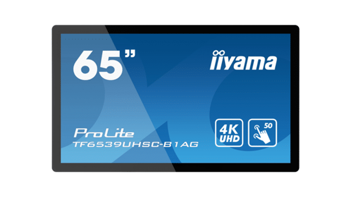 Iiyama TF6539UHSC-B1AG  Kapazitiv, 65", Multitouch