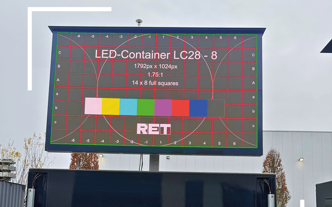 28qm – Geschlossener LED-Container – 3,9mm Pixelpitch
