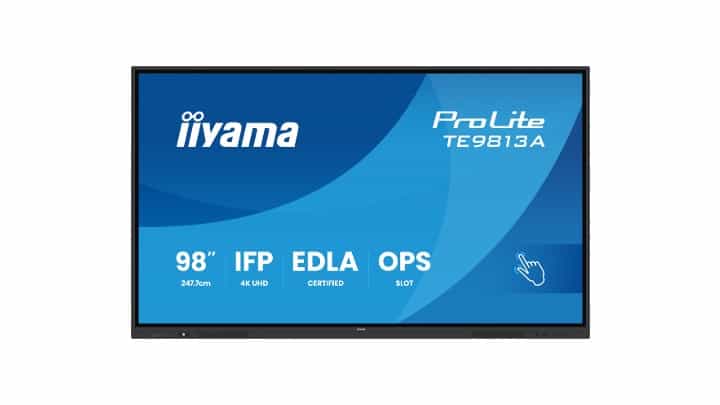 Iiyama ProLite TE9813A-B2AG 98” UHD Multi-Touchdisplay 40 Punkte  Kapazitiv, 98", Multitouch