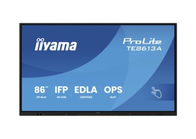 Iiyama ProLite TE8613A-B2AG 86” UHD Multi-Touchdisplay 40 Punkte  Kapazitiv, 86", Multitouch