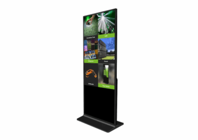 Diliton 554KTS-B Kiosk/interaktive vertikale 55” UHD-Touchstele 4K schwarz  Interaktive vertikale 55'' Touchstele mit UHD-Touchdisplay