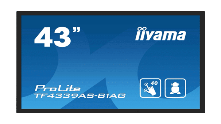 Iiyama ProLite TF4339AS-B1  Kapazitiv, 43", Multitouch