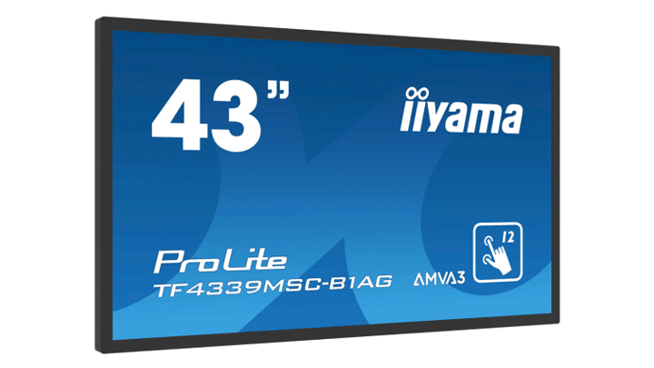 Iiyama ProLite TF4339MSC-B1  Kapazitiv, 43", Multitouch