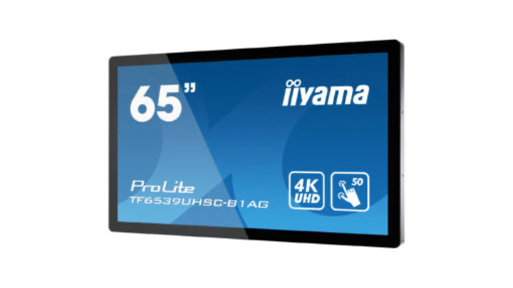 Iiyama TF6539UHSC-B1AG  Kapazitiv, 65", Multitouch
